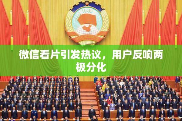 微信看片引发热议，用户反响两极分化