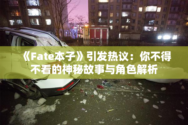《Fate本子》引发热议：你不得不看的神秘故事与角色解析