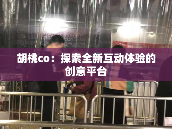 胡桃co：探索全新互动体验的创意平台