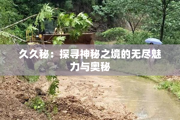 久久秘：探寻神秘之境的无尽魅力与奥秘