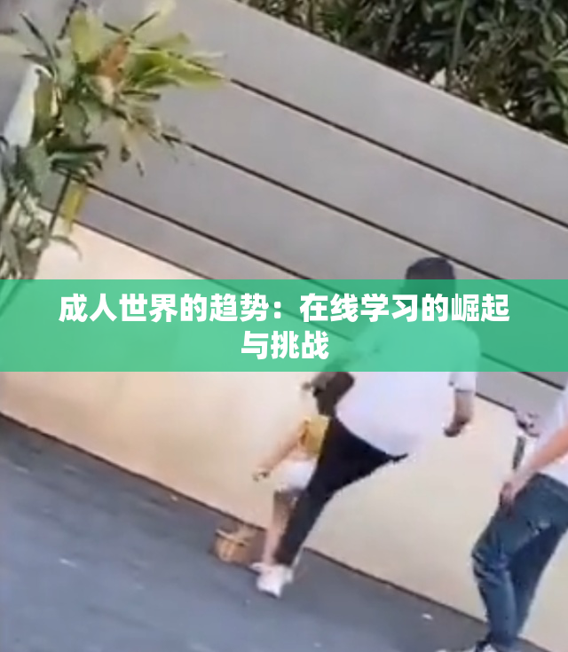 成人世界的趋势：在线学习的崛起与挑战