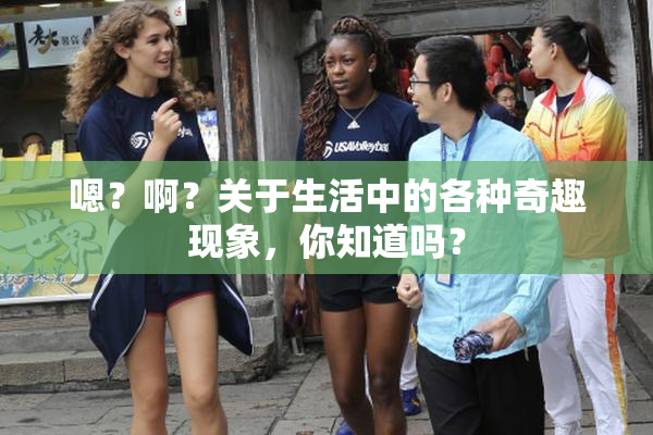 嗯？啊？关于生活中的各种奇趣现象，你知道吗？