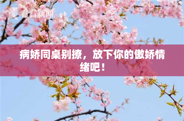 病娇同桌别撩，放下你的傲娇情绪吧！