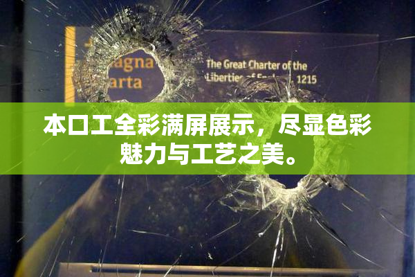 本口工全彩满屏展示，尽显色彩魅力与工艺之美。