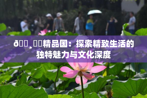 🌸‌✿精品国：探索精致生活的独特魅力与文化深度