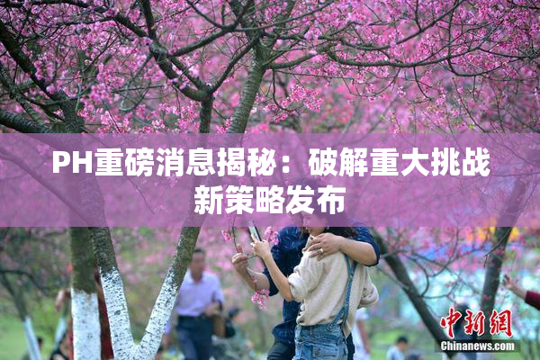 PH重磅消息揭秘：破解重大挑战新策略发布