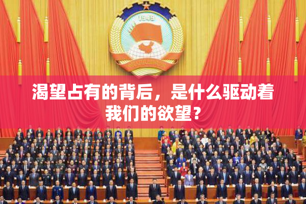 渴望占有的背后，是什么驱动着我们的欲望？