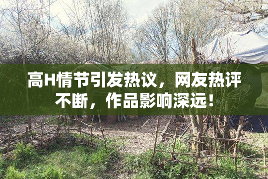 高H情节引发热议，网友热评不断，作品影响深远！