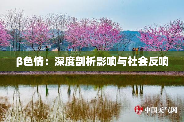 β色情：深度剖析影响与社会反响