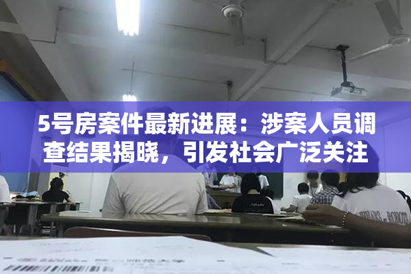 5号房案件最新进展：涉案人员调查结果揭晓，引发社会广泛关注