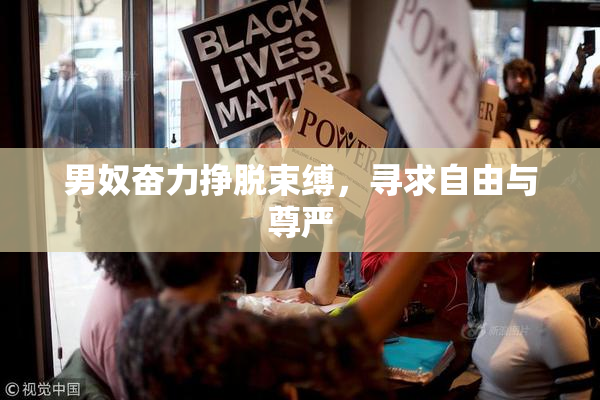 男奴奋力挣脱束缚，寻求自由与尊严