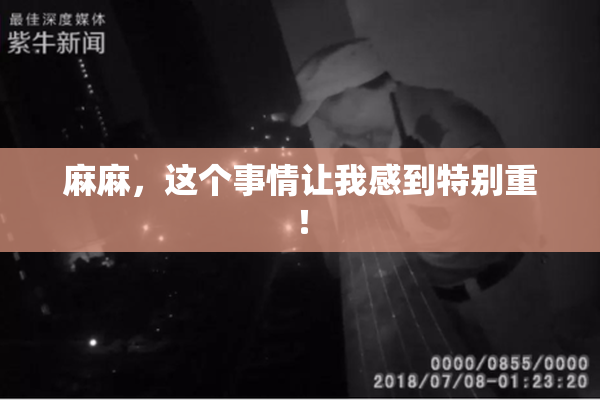 麻麻，这个事情让我感到特别重！