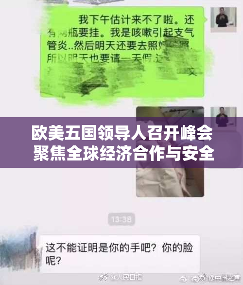 欧美五国领导人召开峰会 聚焦全球经济合作与安全问题