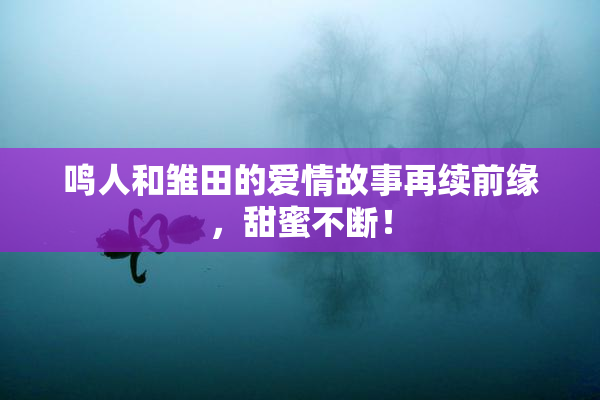 鸣人和雏田的爱情故事再续前缘，甜蜜不断！