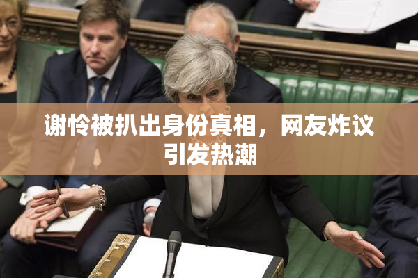 谢怜被扒出身份真相，网友炸议引发热潮