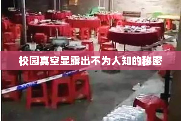 校园真空显露出不为人知的秘密