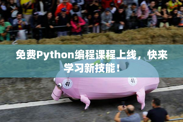 免费Python编程课程上线，快来学习新技能！