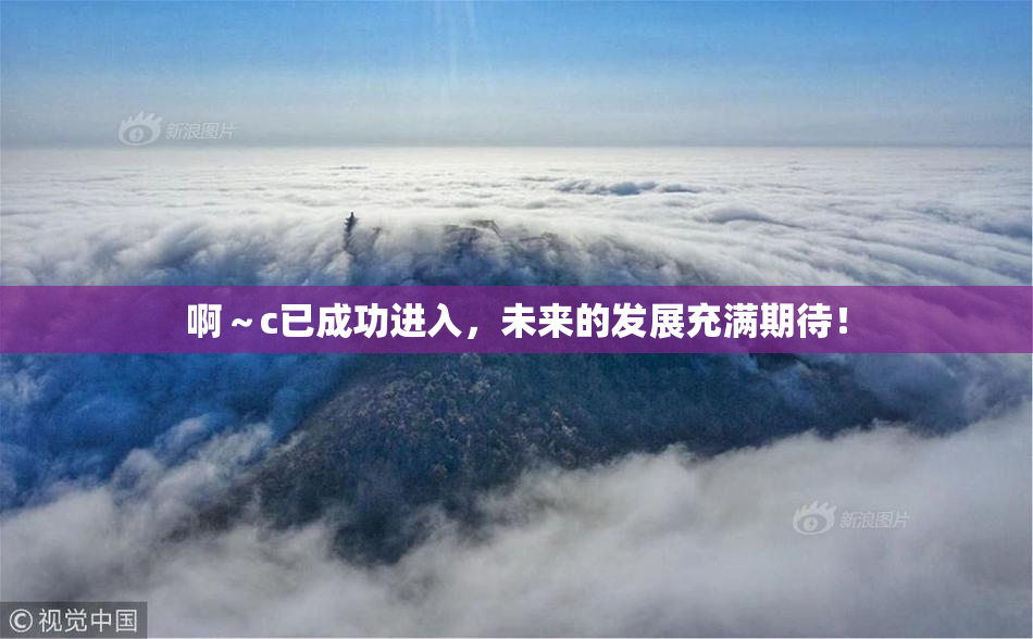 啊～c已成功进入，未来的发展充满期待！