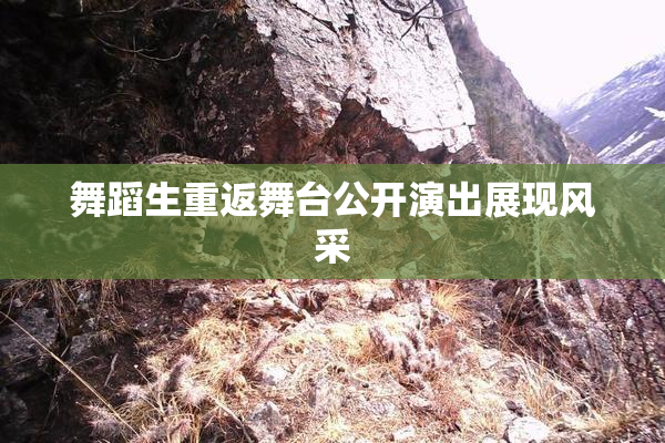 舞蹈生重返舞台公开演出展现风采