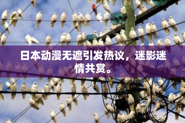 日本动漫无遮引发热议，迷影迷情共赏。