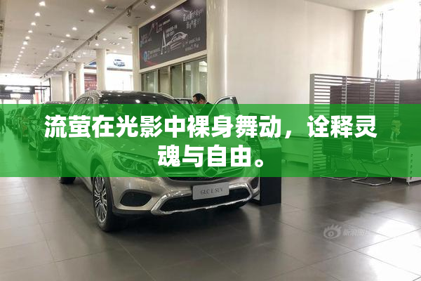 流萤在光影中裸身舞动，诠释灵魂与自由。