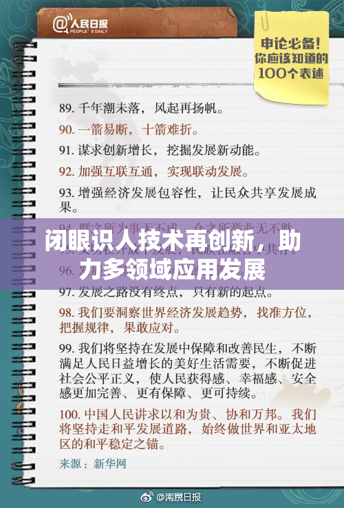 闭眼识人技术再创新，助力多领域应用发展