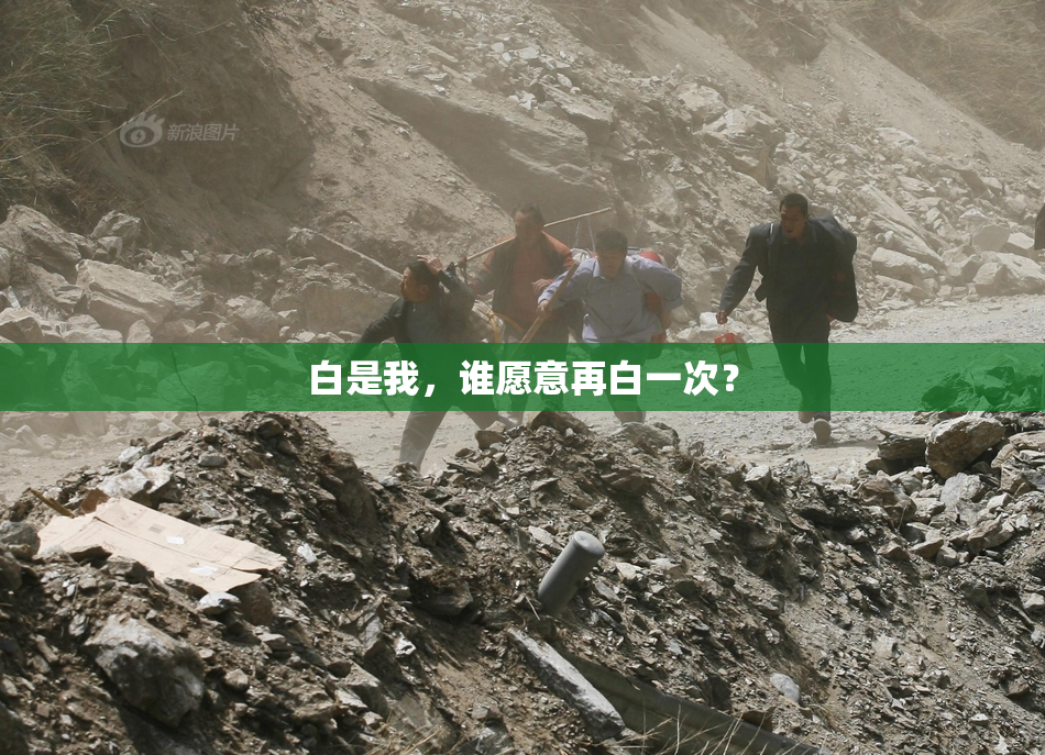 白是我，谁愿意再白一次？