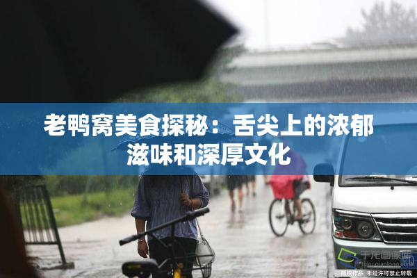 老鸭窝美食探秘：舌尖上的浓郁滋味和深厚文化