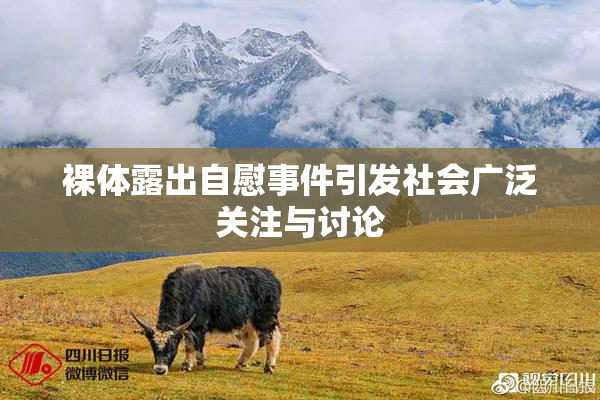 裸体露出自慰事件引发社会广泛关注与讨论