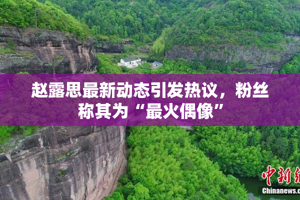 赵露思最新动态引发热议，粉丝称其为“最火偶像”