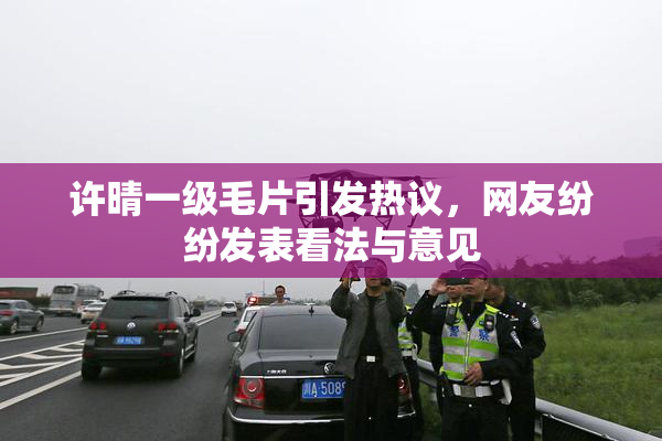 许晴一级毛片引发热议，网友纷纷发表看法与意见