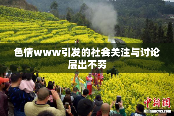 色情www引发的社会关注与讨论层出不穷