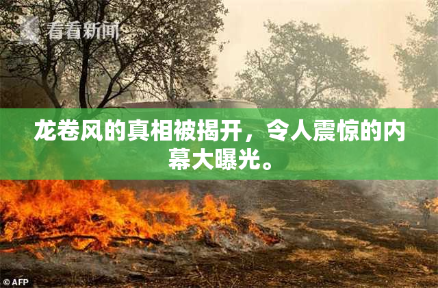 龙卷风的真相被揭开，令人震惊的内幕大曝光。
