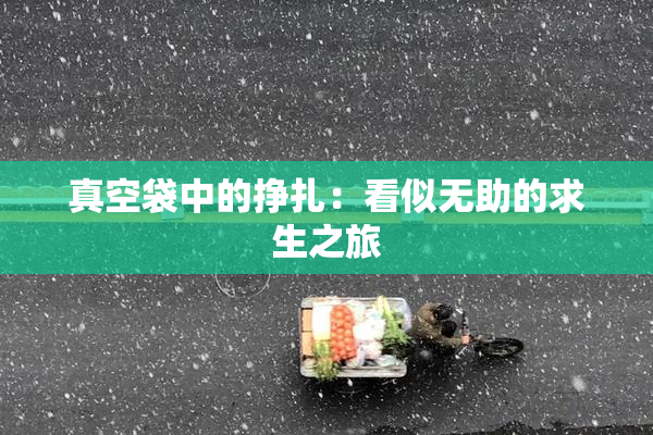 真空袋中的挣扎：看似无助的求生之旅