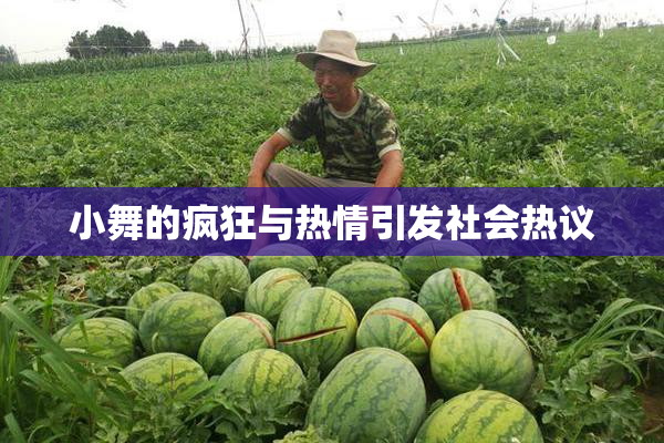 小舞的疯狂与热情引发社会热议