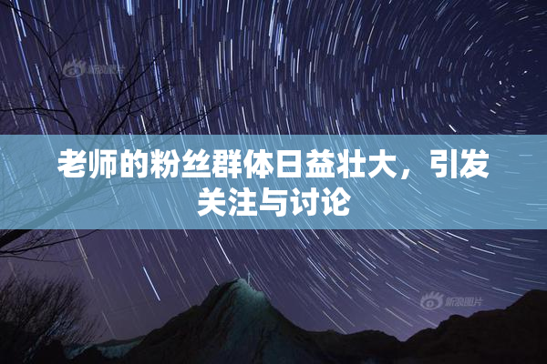老师的粉丝群体日益壮大，引发关注与讨论