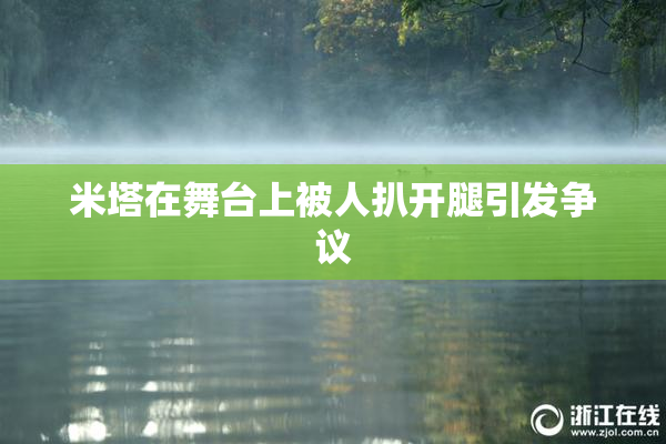 米塔在舞台上被人扒开腿引发争议