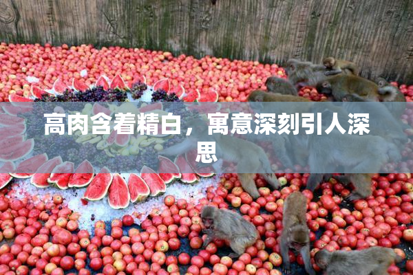 高肉含着精白，寓意深刻引人深思