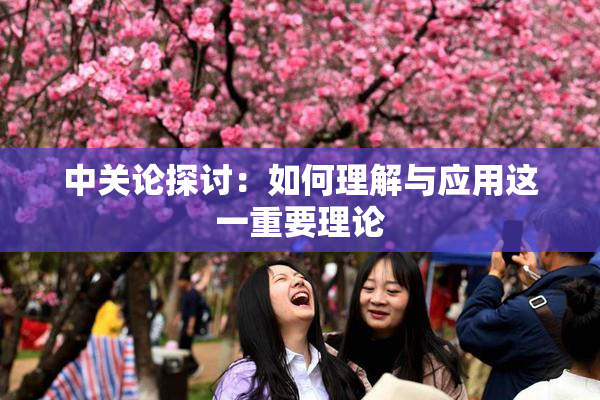 中关论探讨：如何理解与应用这一重要理论