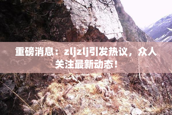 重磅消息：zljzlj引发热议，众人关注最新动态！
