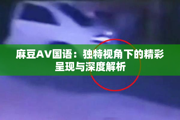 麻豆A∨国语：独特视角下的精彩呈现与深度解析