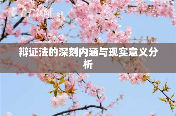 辩证法的深刻内涵与现实意义分析