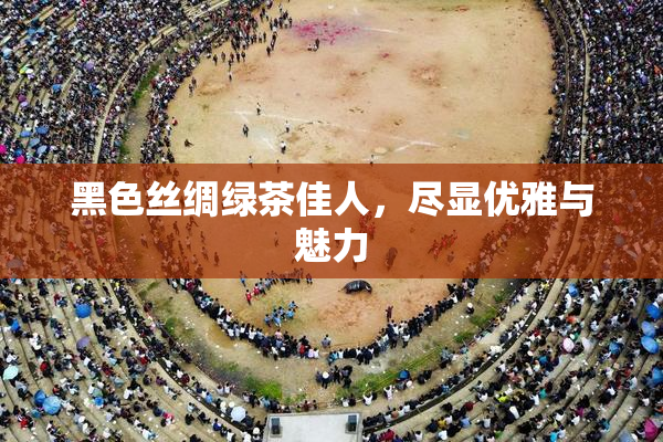 黑色丝绸绿茶佳人，尽显优雅与魅力