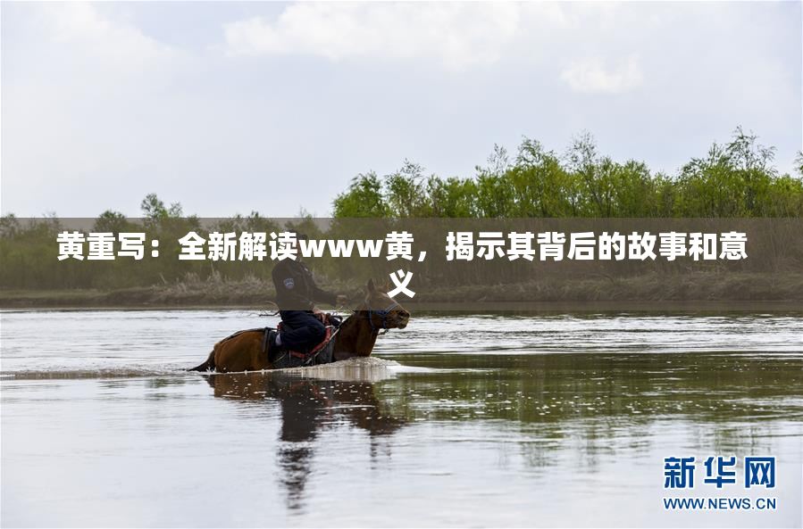 黄重写：全新解读www黄，揭示其背后的故事和意义