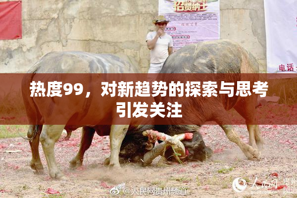 热度99，对新趋势的探索与思考引发关注