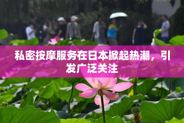 私密按摩服务在日本掀起热潮，引发广泛关注