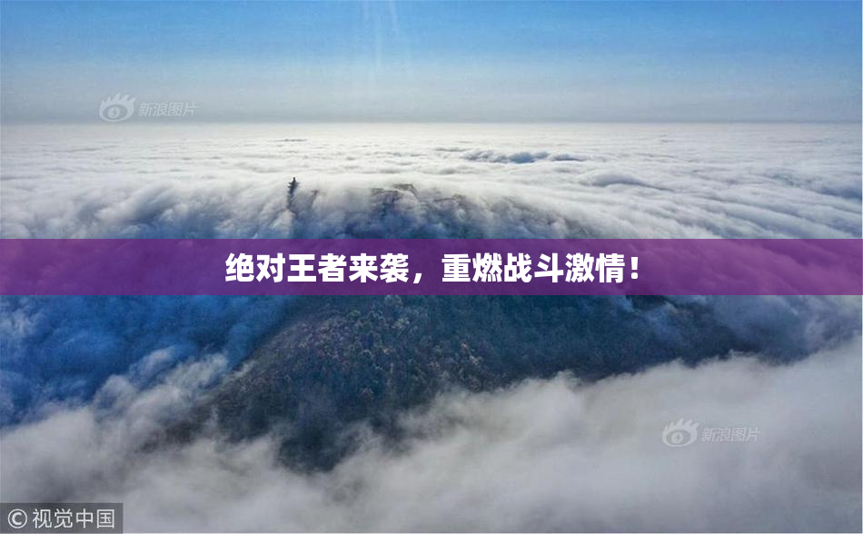 绝对王者来袭，重燃战斗激情！