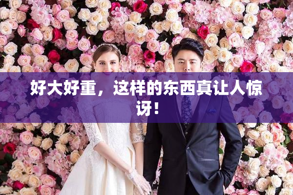 好大好重，这样的东西真让人惊讶！