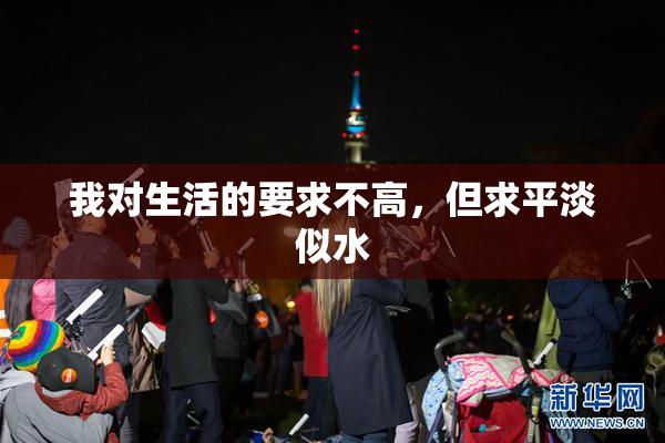 我对生活的要求不高，但求平淡似水