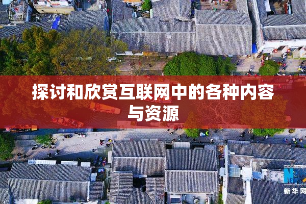 探讨和欣赏互联网中的各种内容与资源